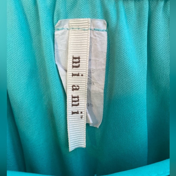 Miami Chevron Pattern Mini-Dress Medium - Picture 2 of 3